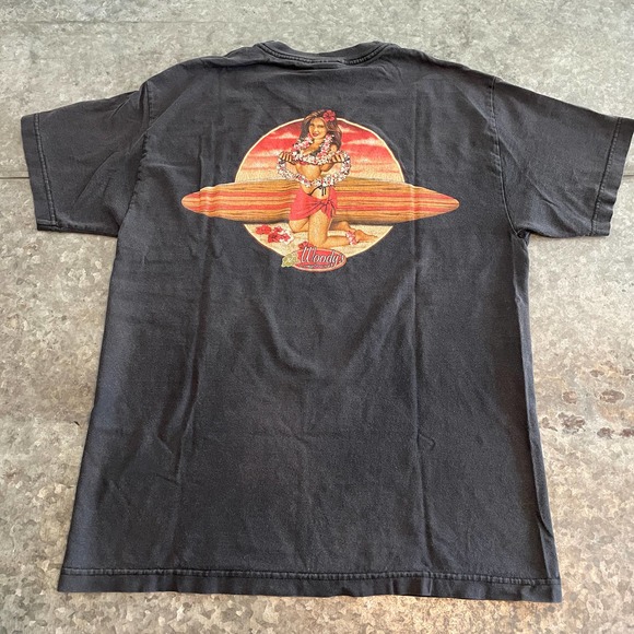 Vintage Shirts Vintage Woodys Longboards Tee Shirt Mens Large Pin